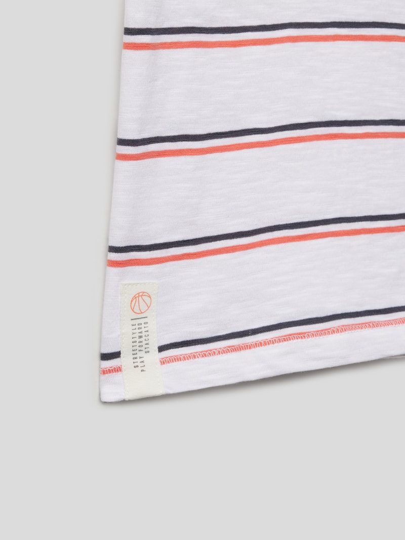 T-Shirt aus Baumwolle in offwhite