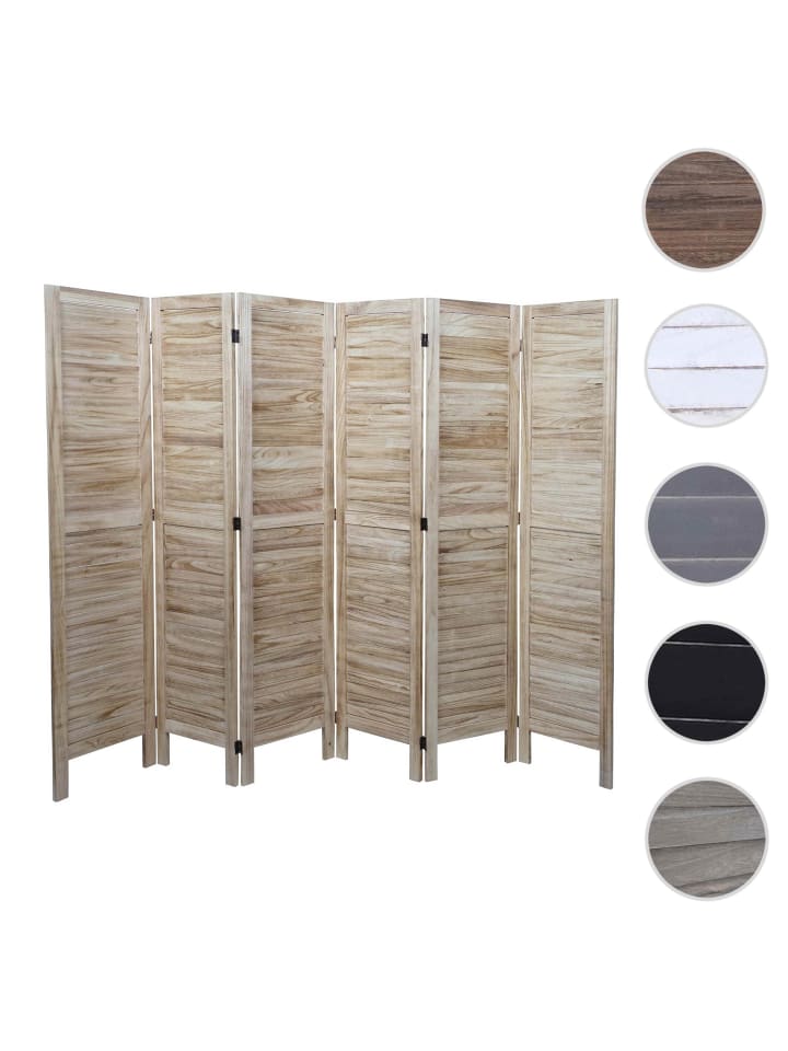 MCW Paravent G30 im Shabby-Look, Hellbraun günstig kaufen onesize