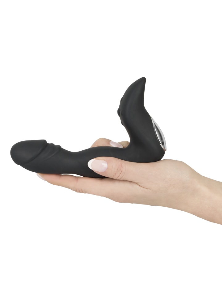 Rebel Prostata-Vibrator Rechargeable Prostate Stimulator in schwarz günstig kaufen 16 cm
