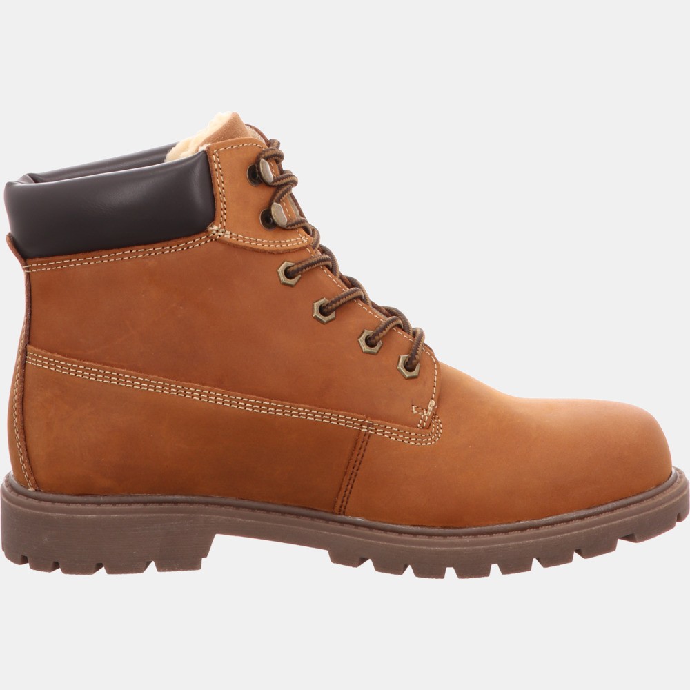 DOCKERS Schnür-Stiefeletten braun