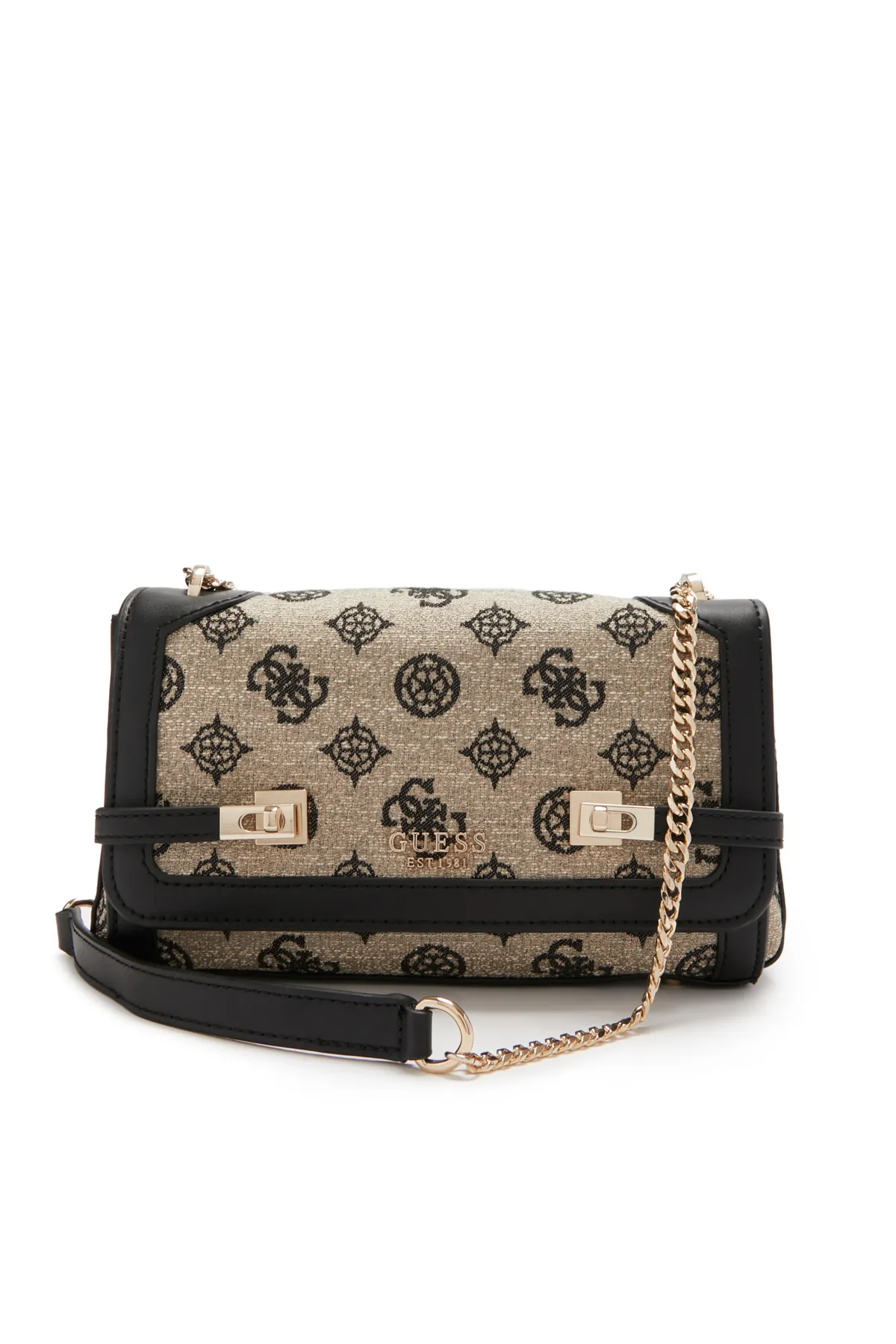 Guess  Loralee Damen Umhängetasche Beige/schwarz Hwjg92-26210-blo