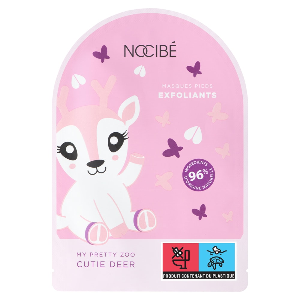 Nocibé MY PRETTY ZOO - CUTIE DEER Masques Pieds Exfoliants