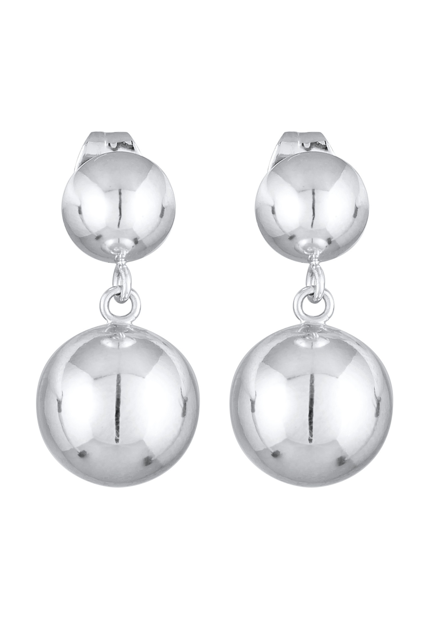 Cercei cu pandantive Elli pentru femei, model geometric, rotund, de culoare argintie, la modă