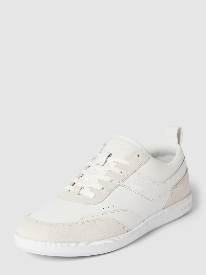 Sneaker mit Logo-Print in weiß