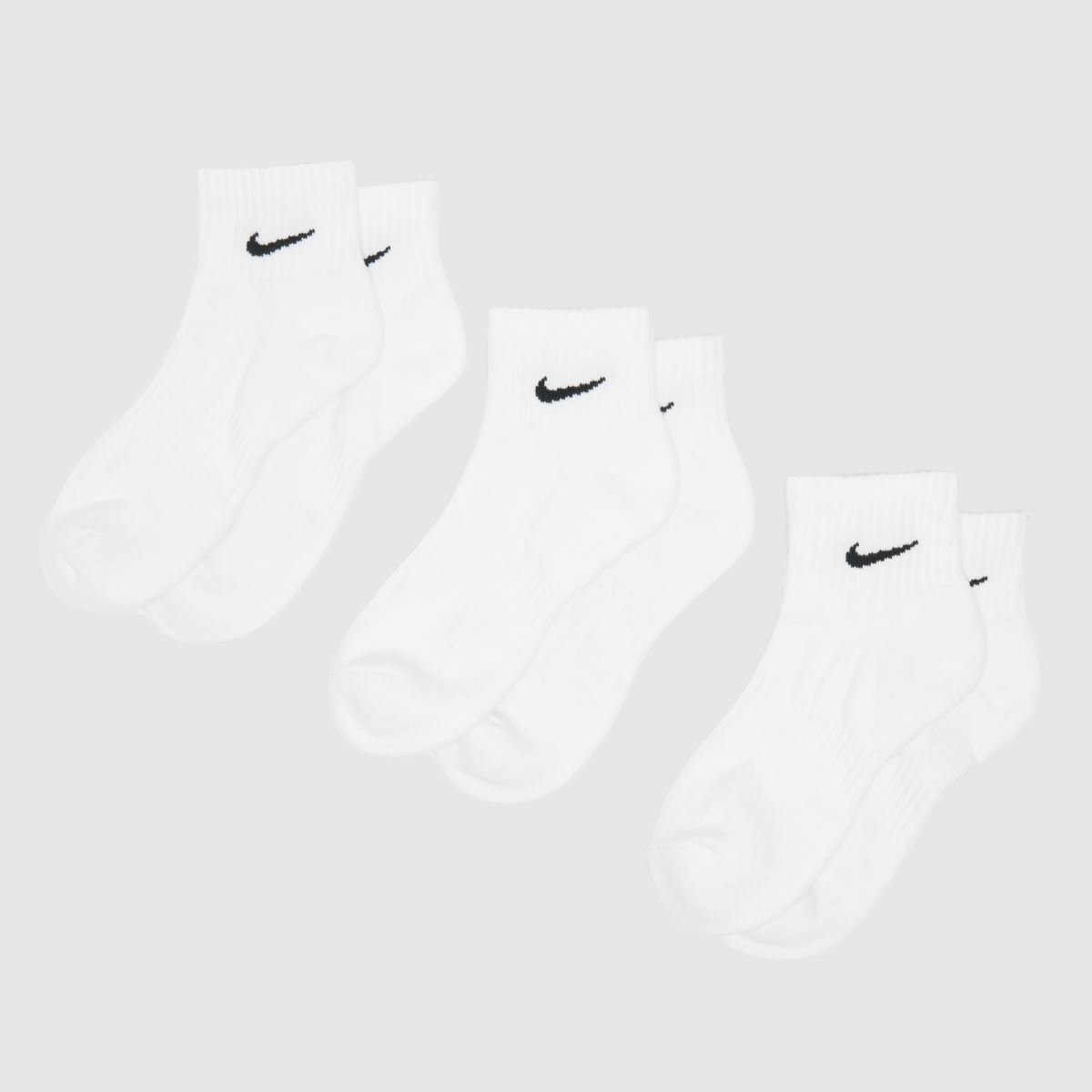 Nike fehér gyerek bokazokni 3 db-os csomag