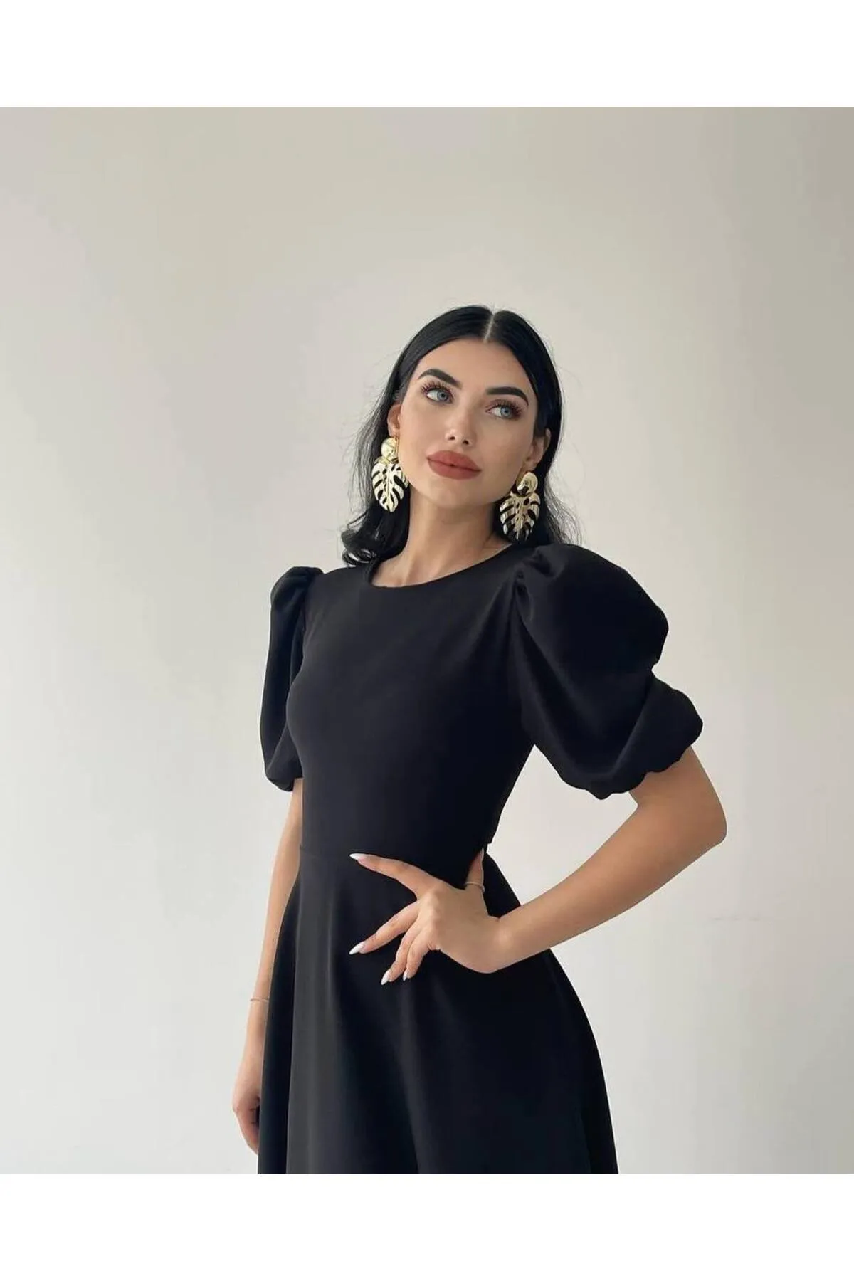 SONREİR  Kleid - Schwarz - A-Linie