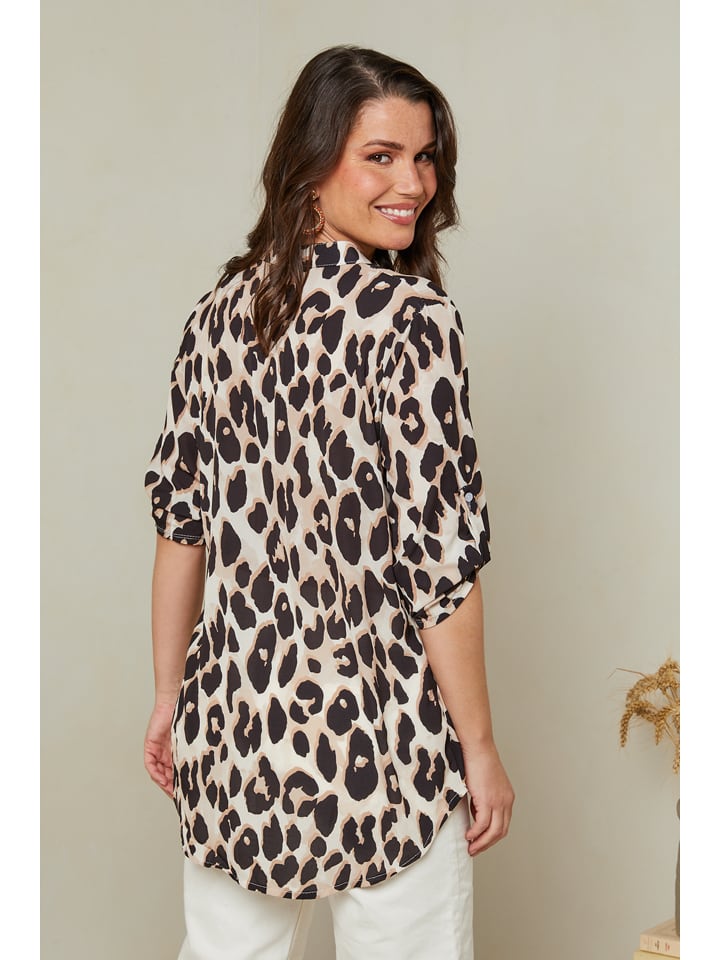 Curvy Lady Bluse in Schwarz günstig kaufen