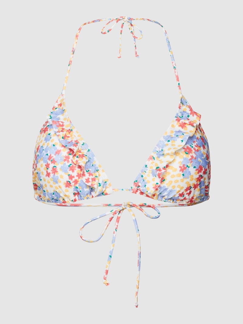 Bikini-Oberteil mit Rüschen Modell 'Oline Bel Frill' in offwhite
