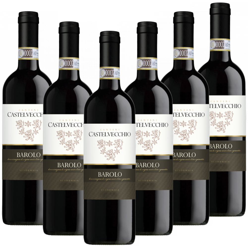 Cantine Manfredi Barolo DOCG Castelvecchio Italien  trocken - 6er Karton