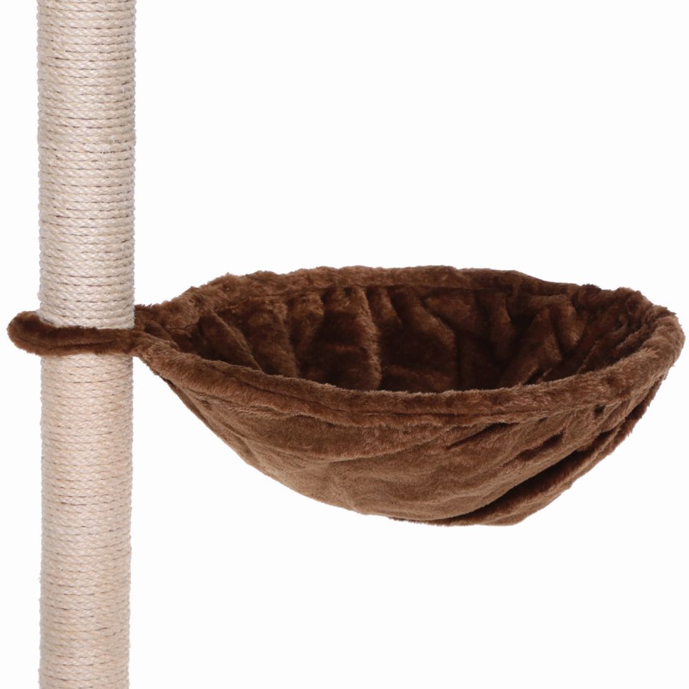 Lionto Kratzbäume Lionto Liegemulde für Kratzbäume - 15 cm Tiefe braun