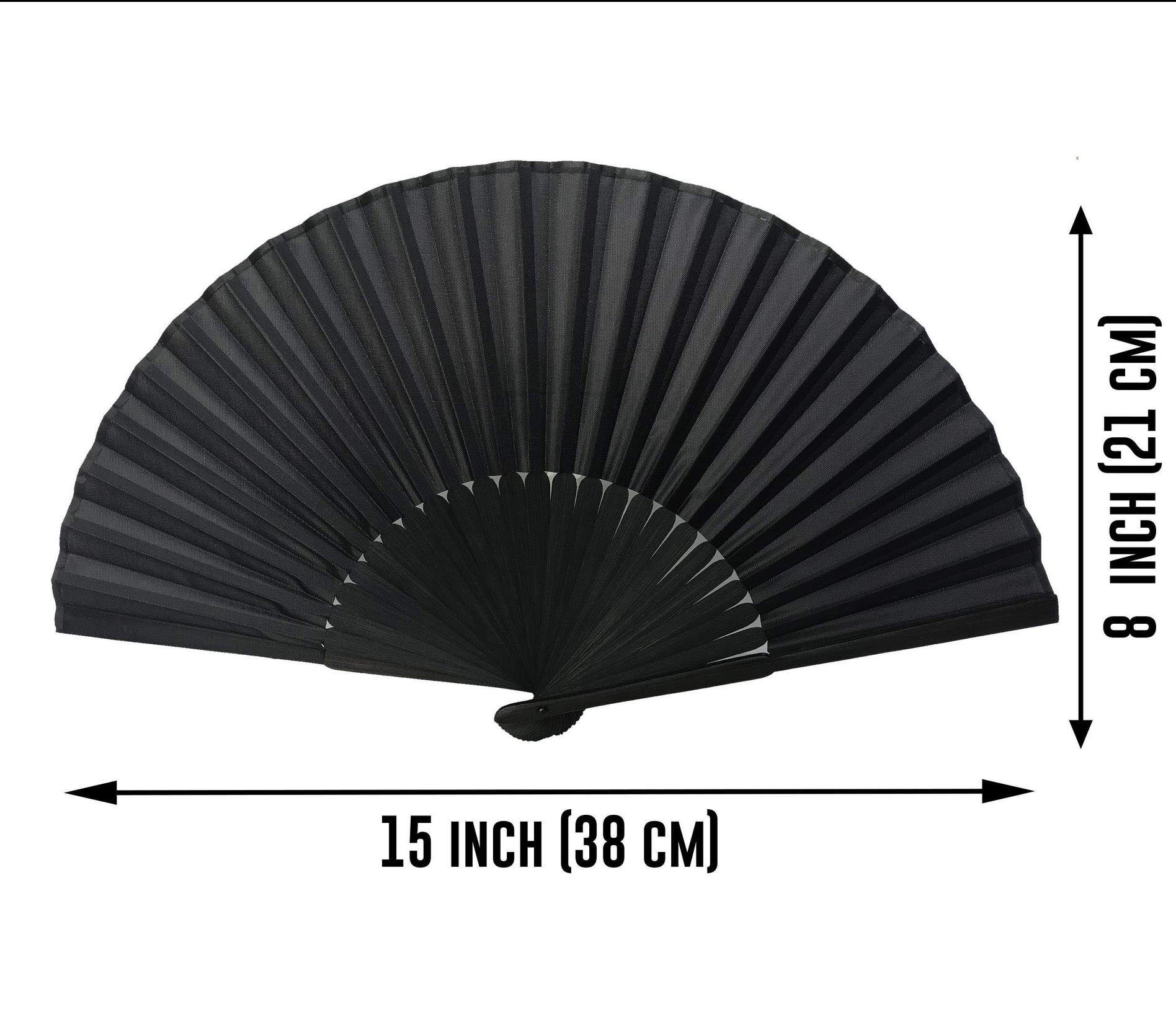 DRSEON Handfächer 2 Stück Handfächer Faltventilator Chinesischer handfächer Fan, (2-tlg)