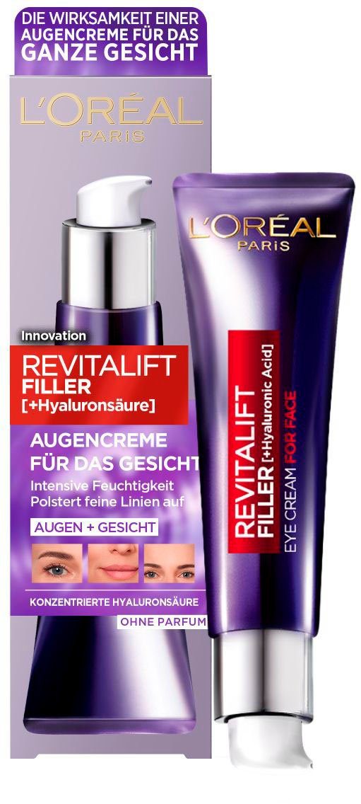 L'ORÉAL PARIS Gesichtspflege Revitalift Filler Augencreme für das Gesicht