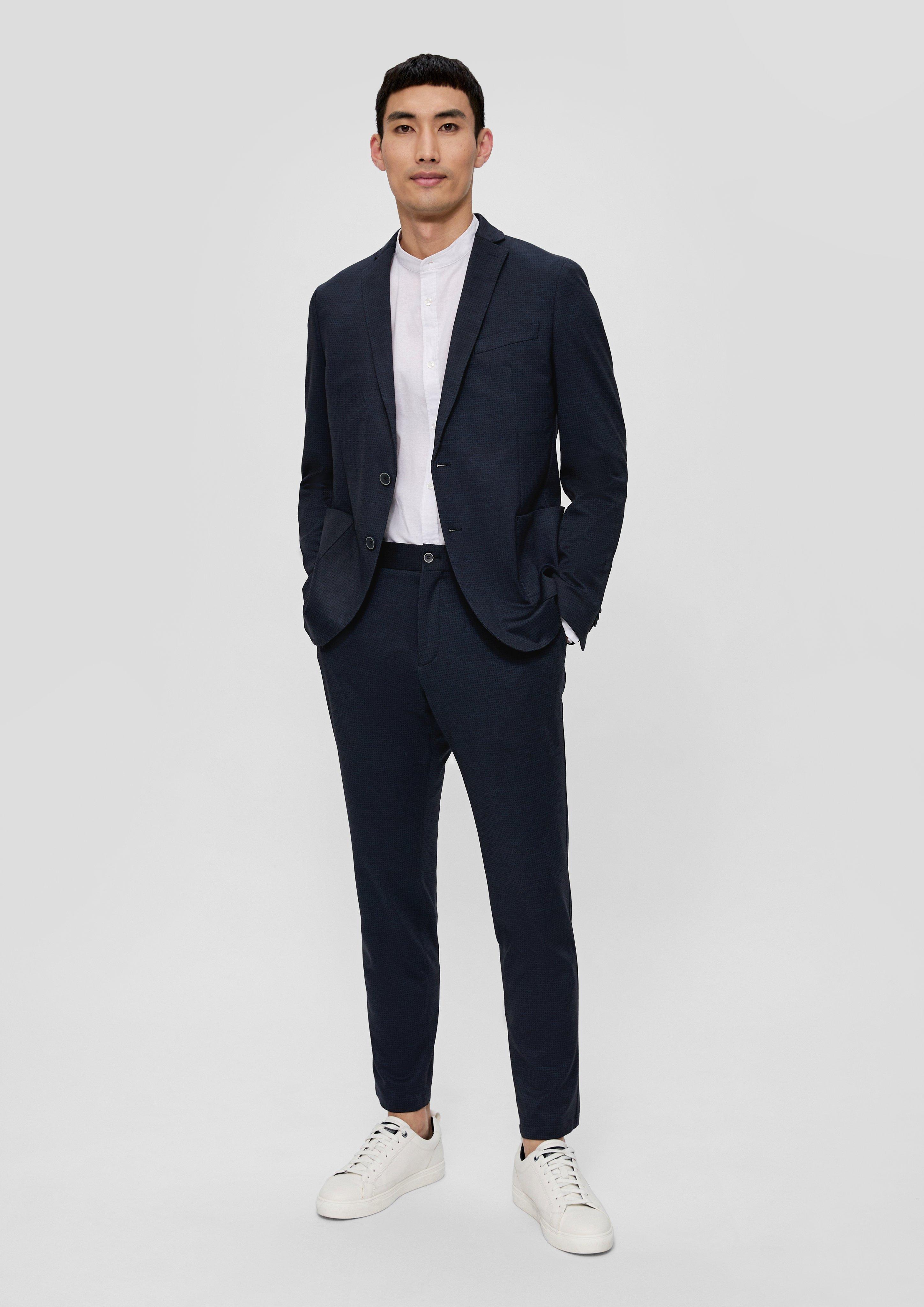 Slim: Sakko mit aufgesetzten Taschen  2137147-59A8