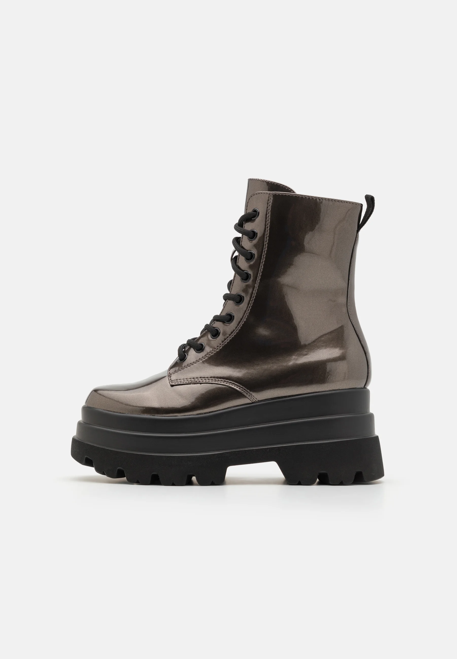Koi Footwear DEATHWATCH TRIDENT PLATFORM BOOTS - Botines con cordones
