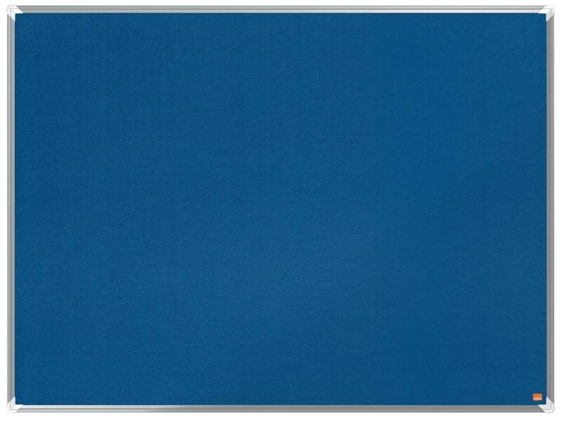 Nobo Pinnwand Premium Plus Filz Blau 120 x 90 cm