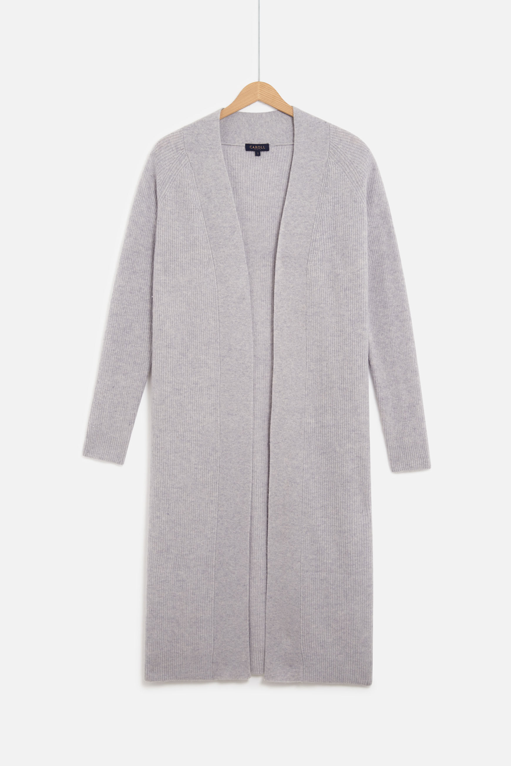 gilet garance gris clair femme