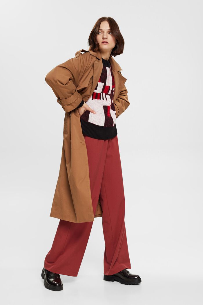 Gemusterter Pullover