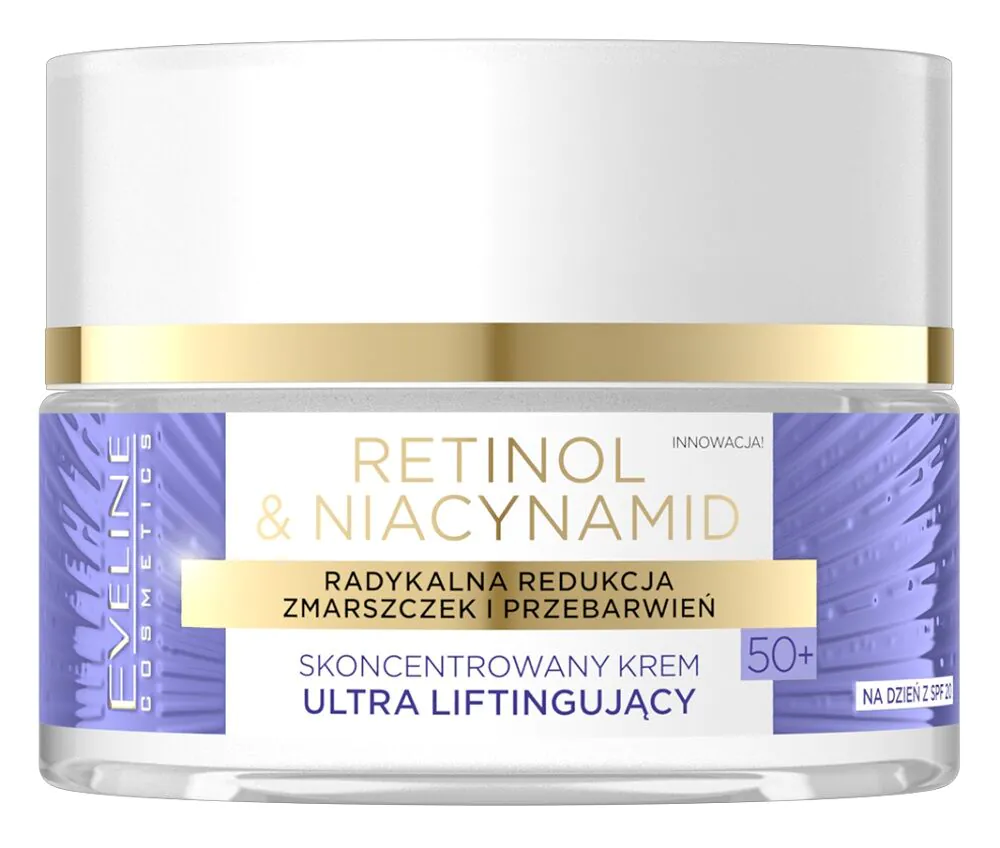 „Eveline“ retinolio ir niacinamido dieninis kremas nuo 50 metų