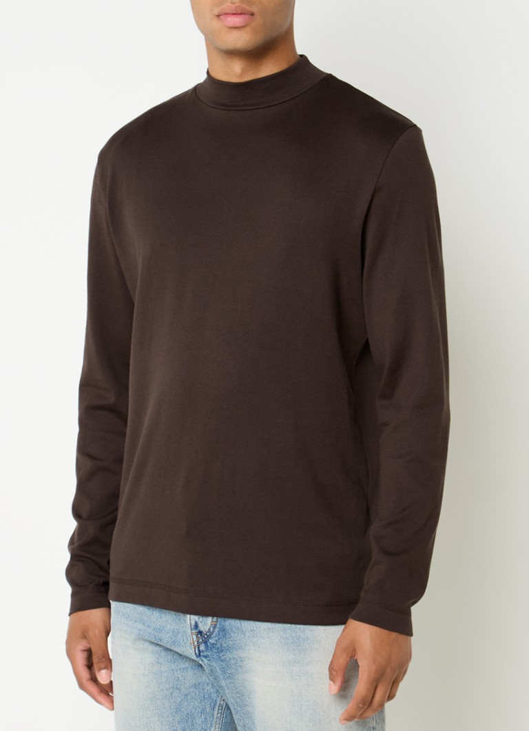 Camicia a maniche lunghe DRYKORN Moritzo con colletto alla coreana.