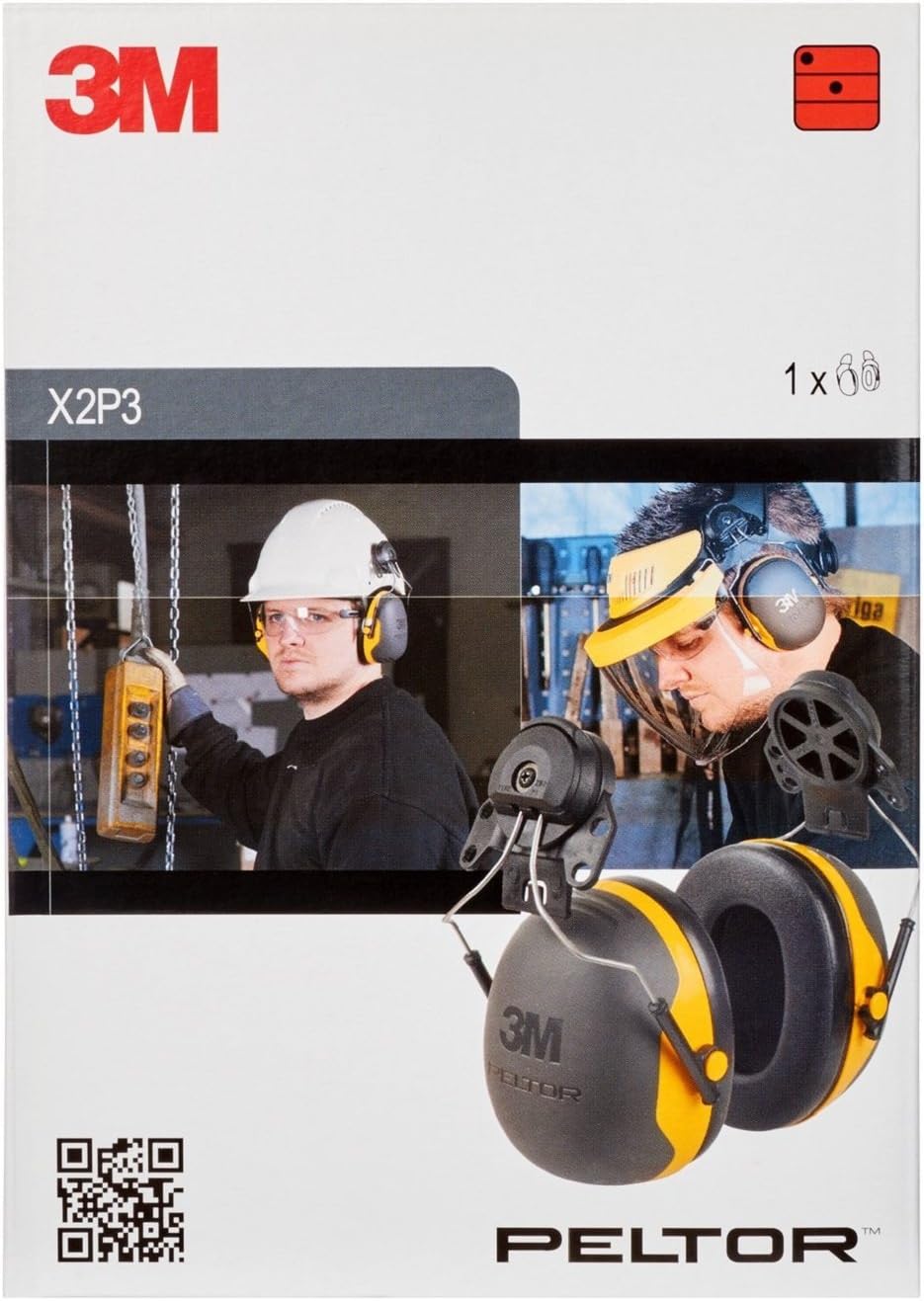 3M 6.21.25.025.00 Peltor X2 заштитна маска за кацигу