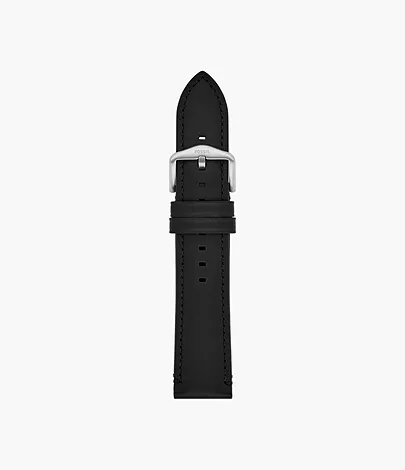 Fossil Band 22 mm LiteHide-Leder schwarz