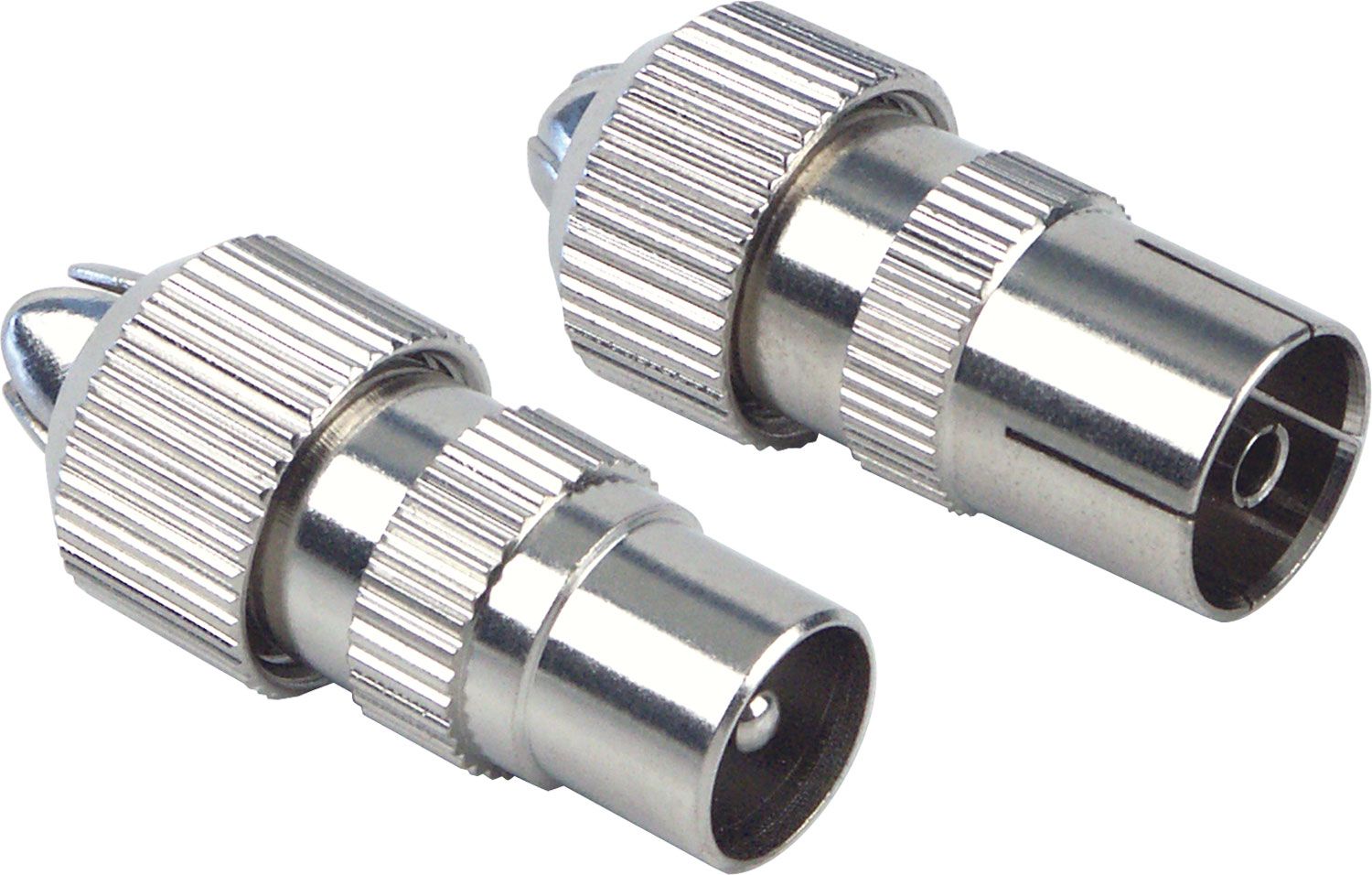 Schwaiger KST1525 Metall IEC Koax-Stecker Set