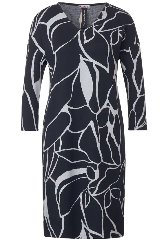 Street One Jacquard Shirtkleid
