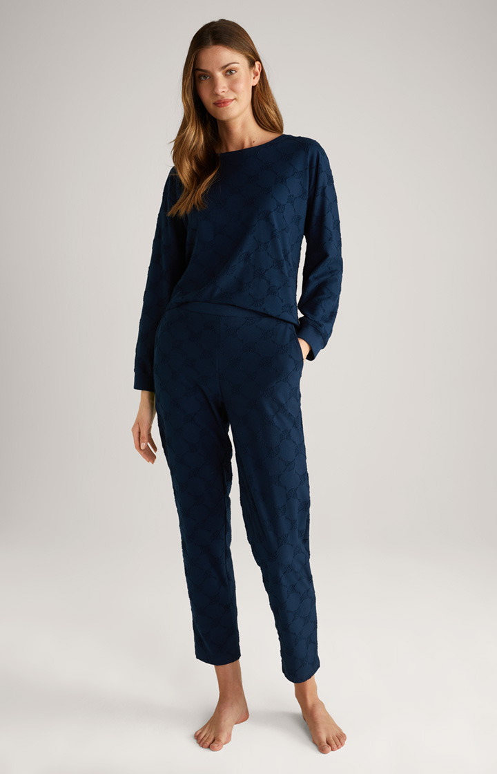 Loungewear Hose in Dunkelblau