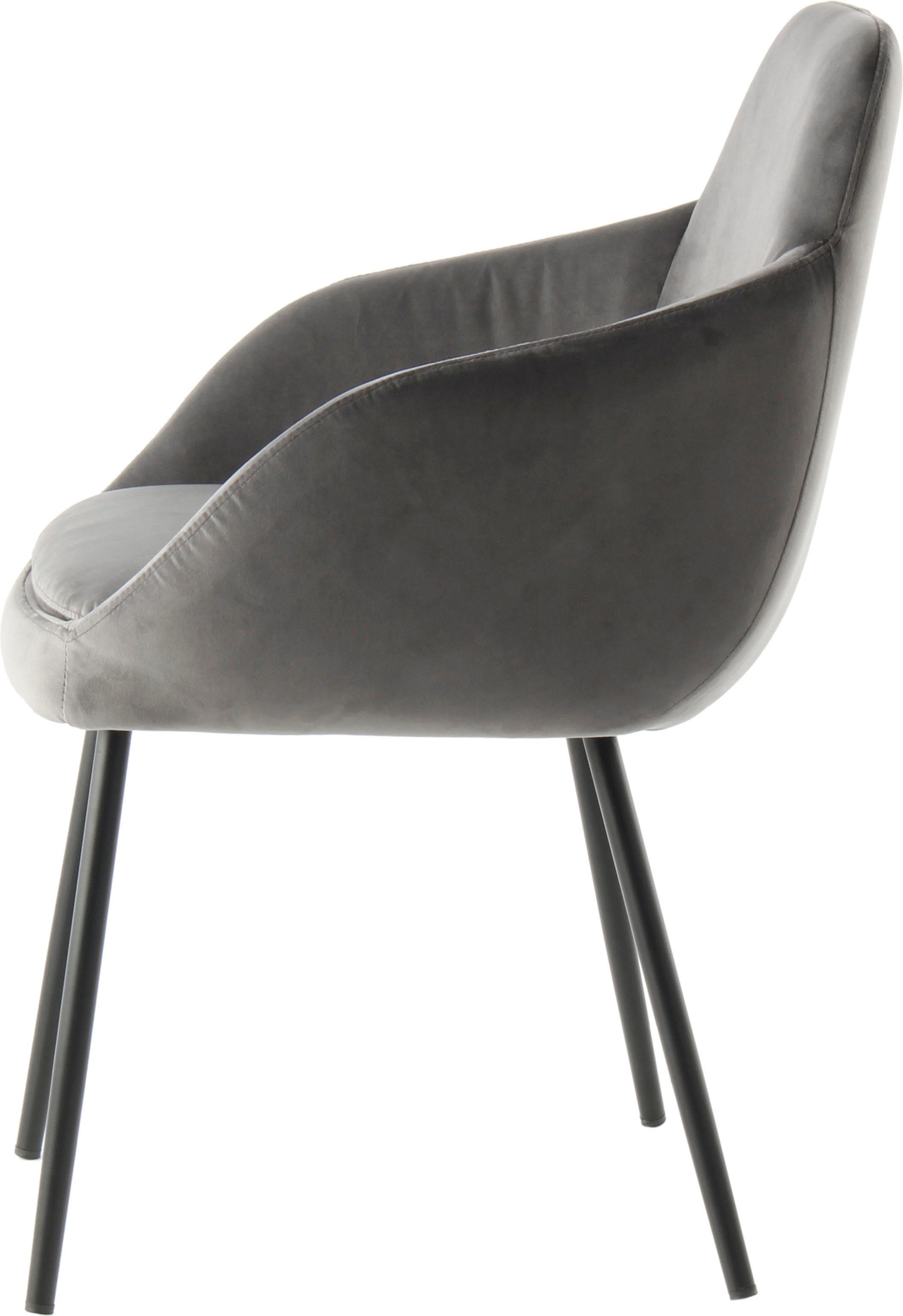 Kayoom Polsterstuhl Stuhl Cobain 825 (Set, 2 St), mit abnehmbarem Sitzkissen