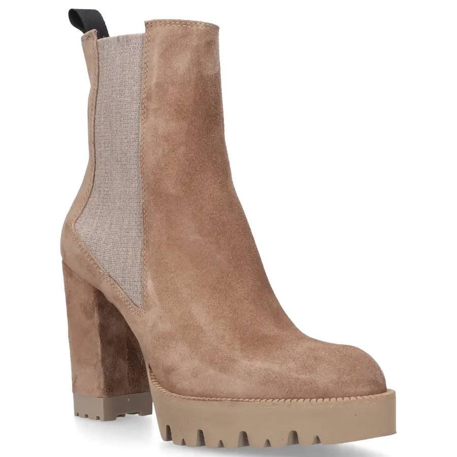 Roberto Festa - Chelsea Boots LAURA Veloursleder - beige