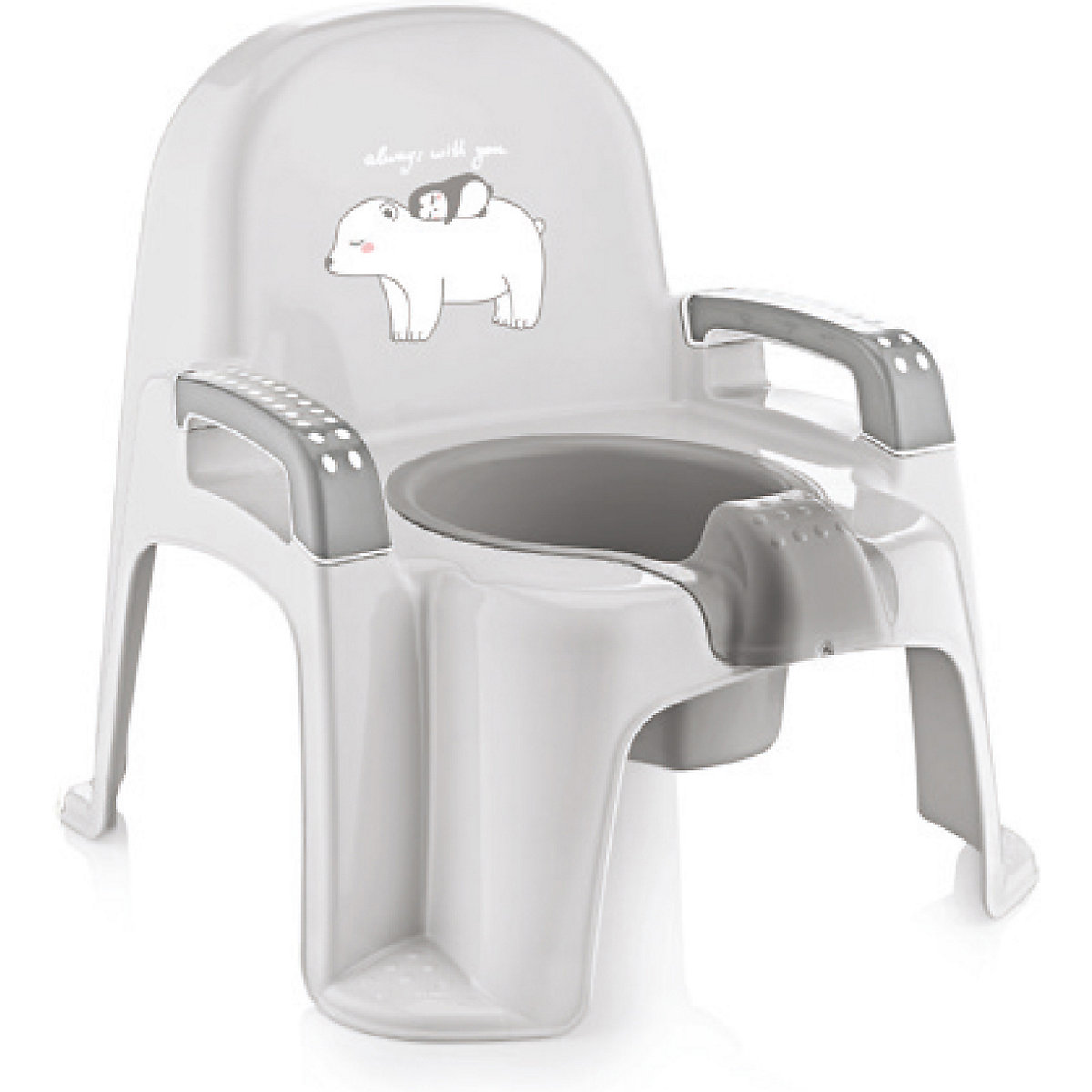 Baby Toilettentrainer - Töpfchen, grau