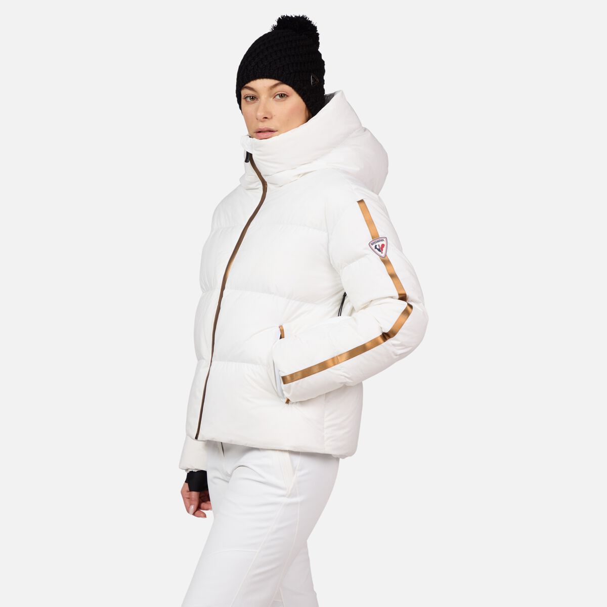 Damen-Daunenskijacke im Bomber-Stil Ventina