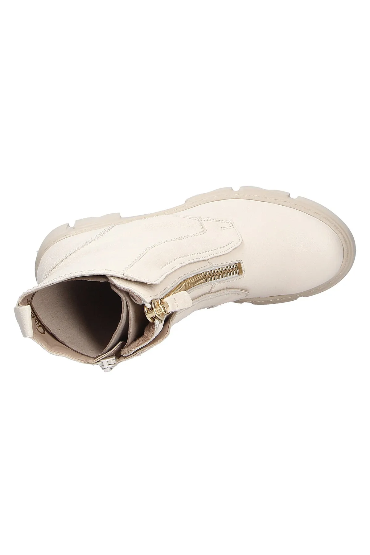 GABOR  Stiefelette - Beige - Flacher Absatz