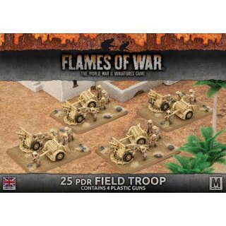 Desert Rats 25 pdr Field Troop