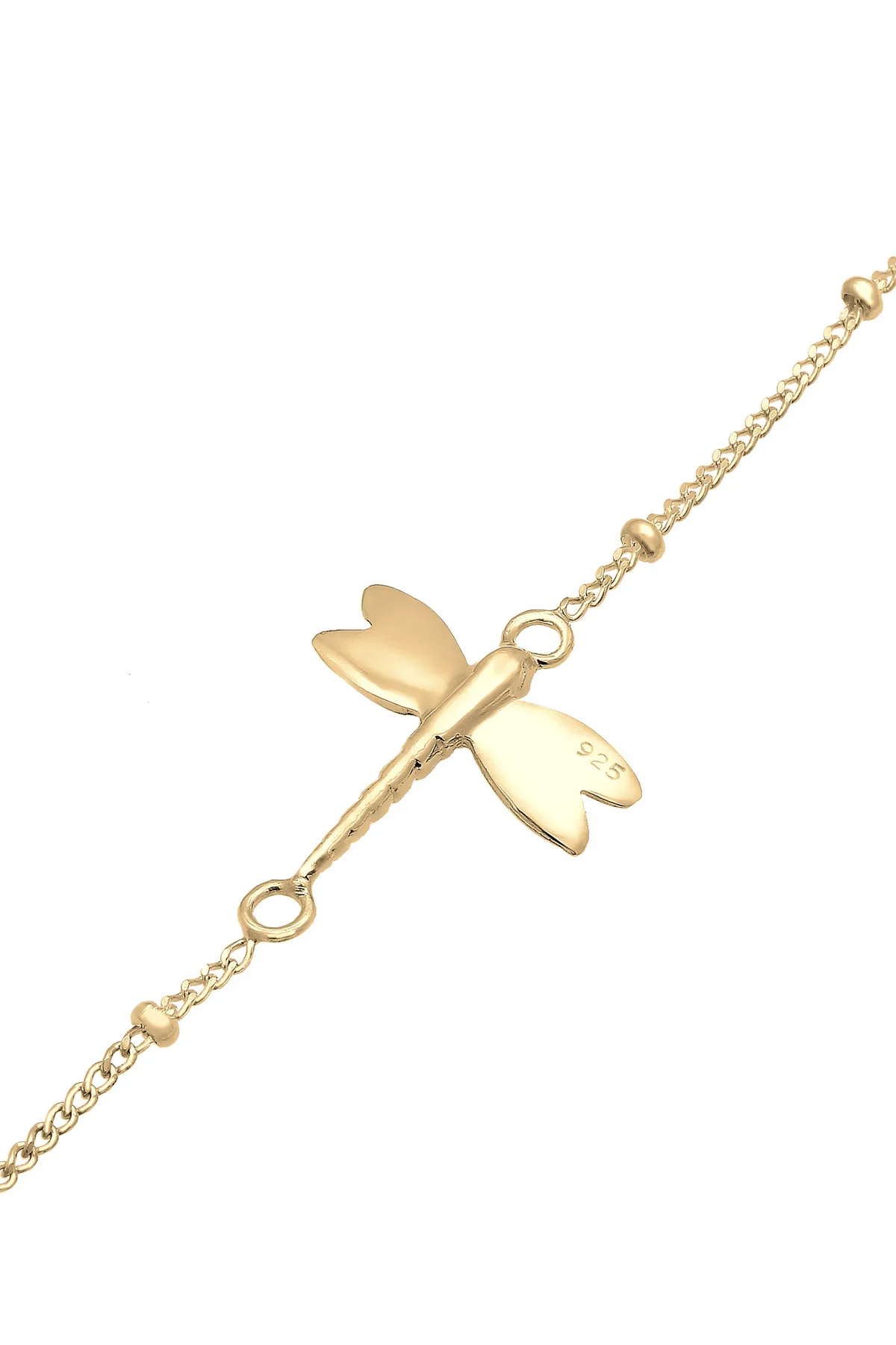ELLI  Armband Libelle Kugelkette Verspielt Sommer 925 Silber