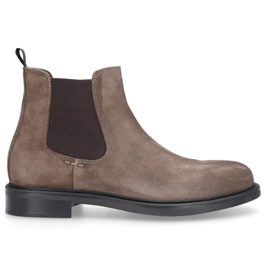EN AVANT - Chelsea Boots 206-12 Veloursleder - beige