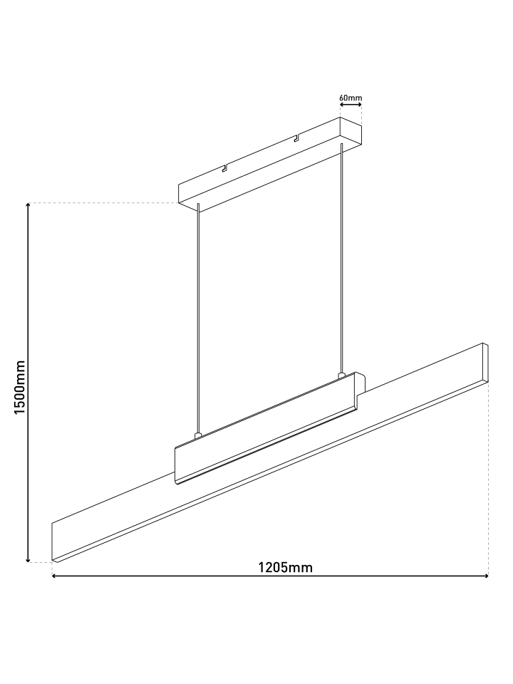 näve LED Pendelleuchte 