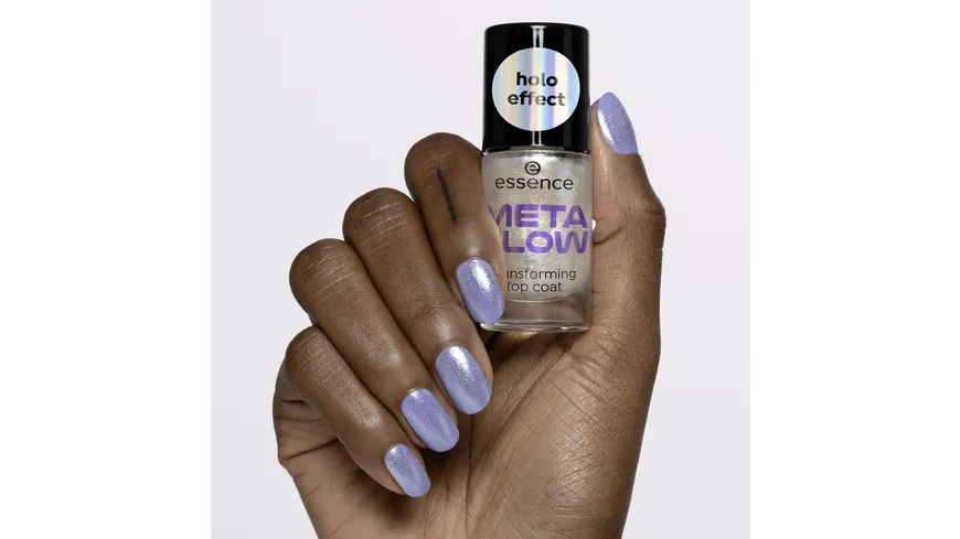 essence Top Coat Meta Glow Transforming 8 ml