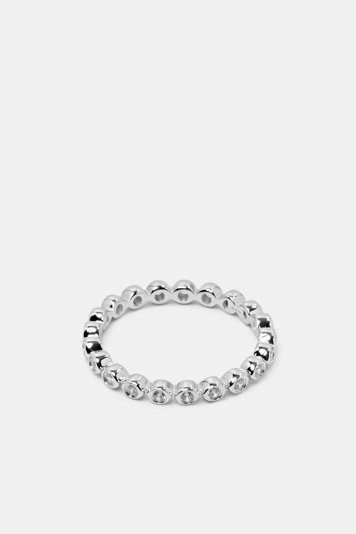 Zirkoniaring aus Sterlingsilber