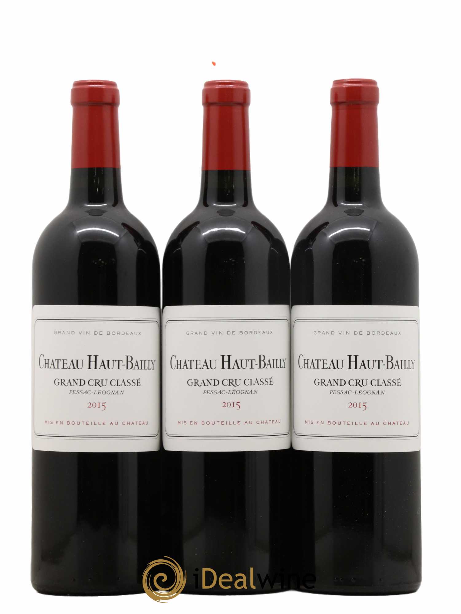 Château Haut-Bailly Cru Classé de Graves  2015 - Lot de 12 Bouteilles