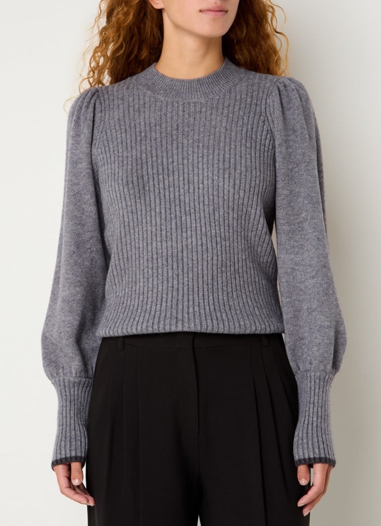 Maglione a collo alto a coste di Co'Couture Row