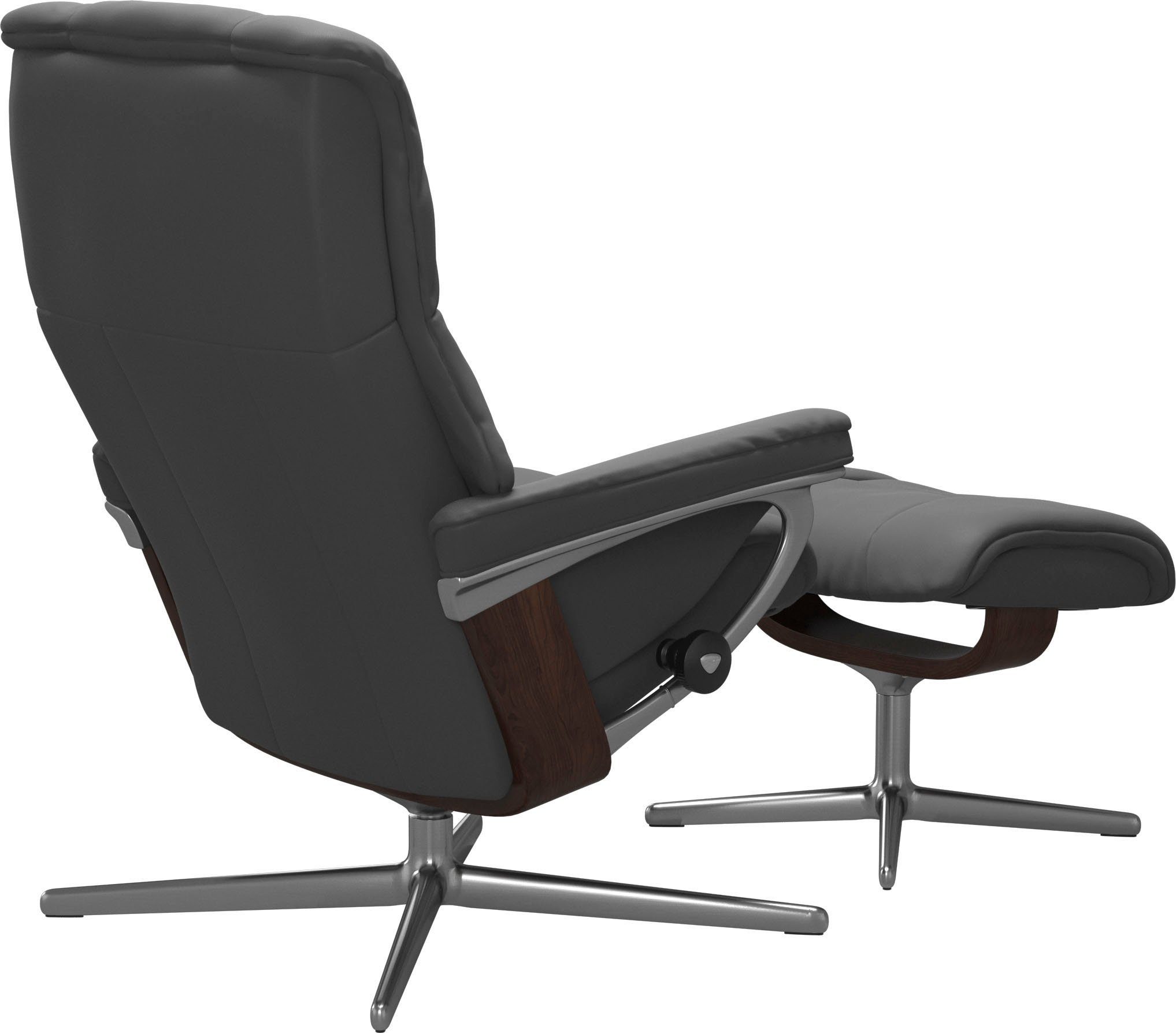 Stressless® Relaxsessel Mayfair, mit Cross Base, Größe S, M & L, Holzakzent Braun