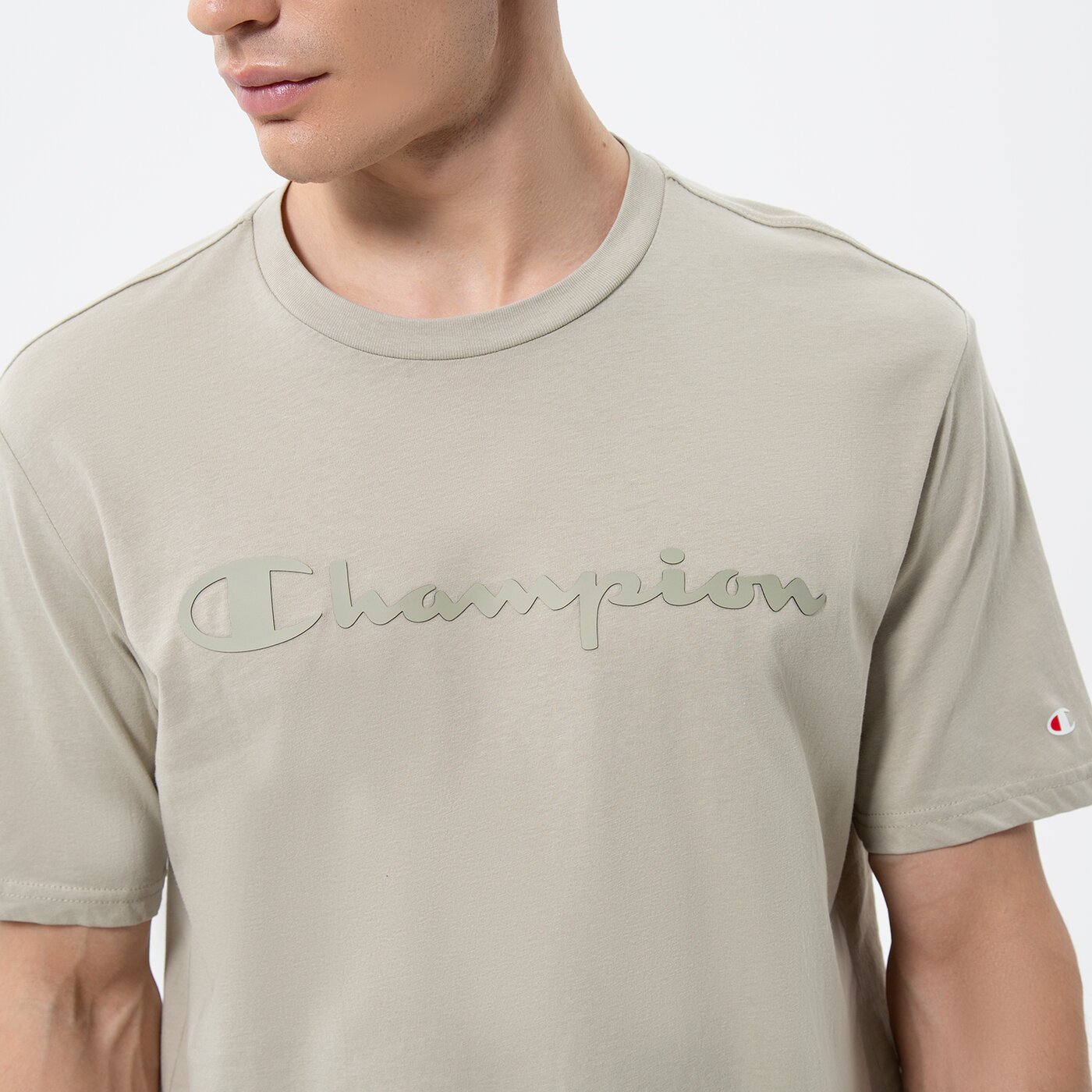 CHAMPION T-SHIRT CREWNECK T-SHIRT Grau