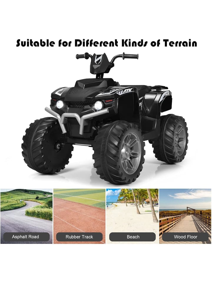 COSTWAY 12V Elektro Quad ab 3 Jahren in Schwarz günstig kaufen 105 cm