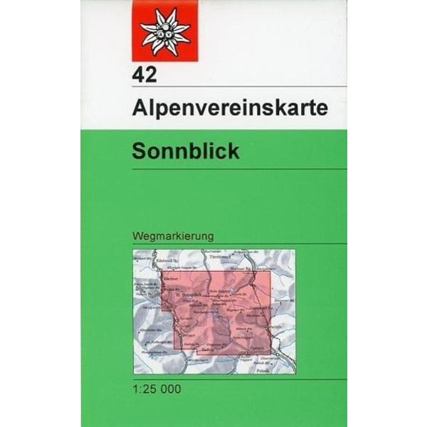 DAV Alpenvereinskarte 42 Sonnblick 1 : 25 000 Wegmarkierung - Wanderkarte