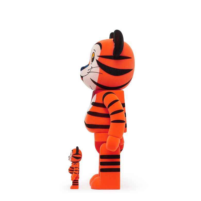 Medicom Bearbrick Tony The Tiger Flocky 100%&400& multicolor