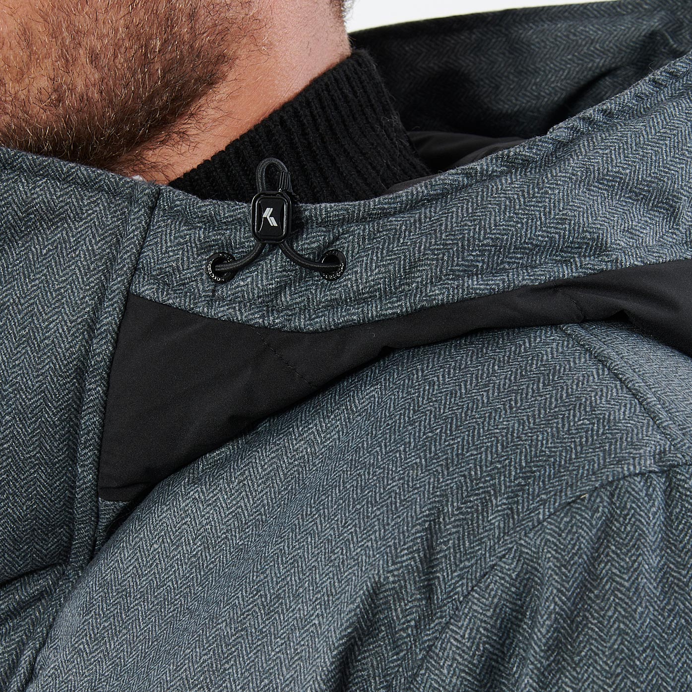 VEEN   Parka grise homme