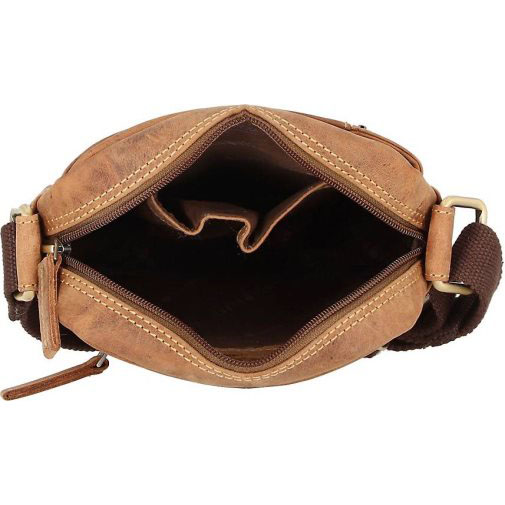 Greenburry Vintage Umhängetasche Leder 18 cm