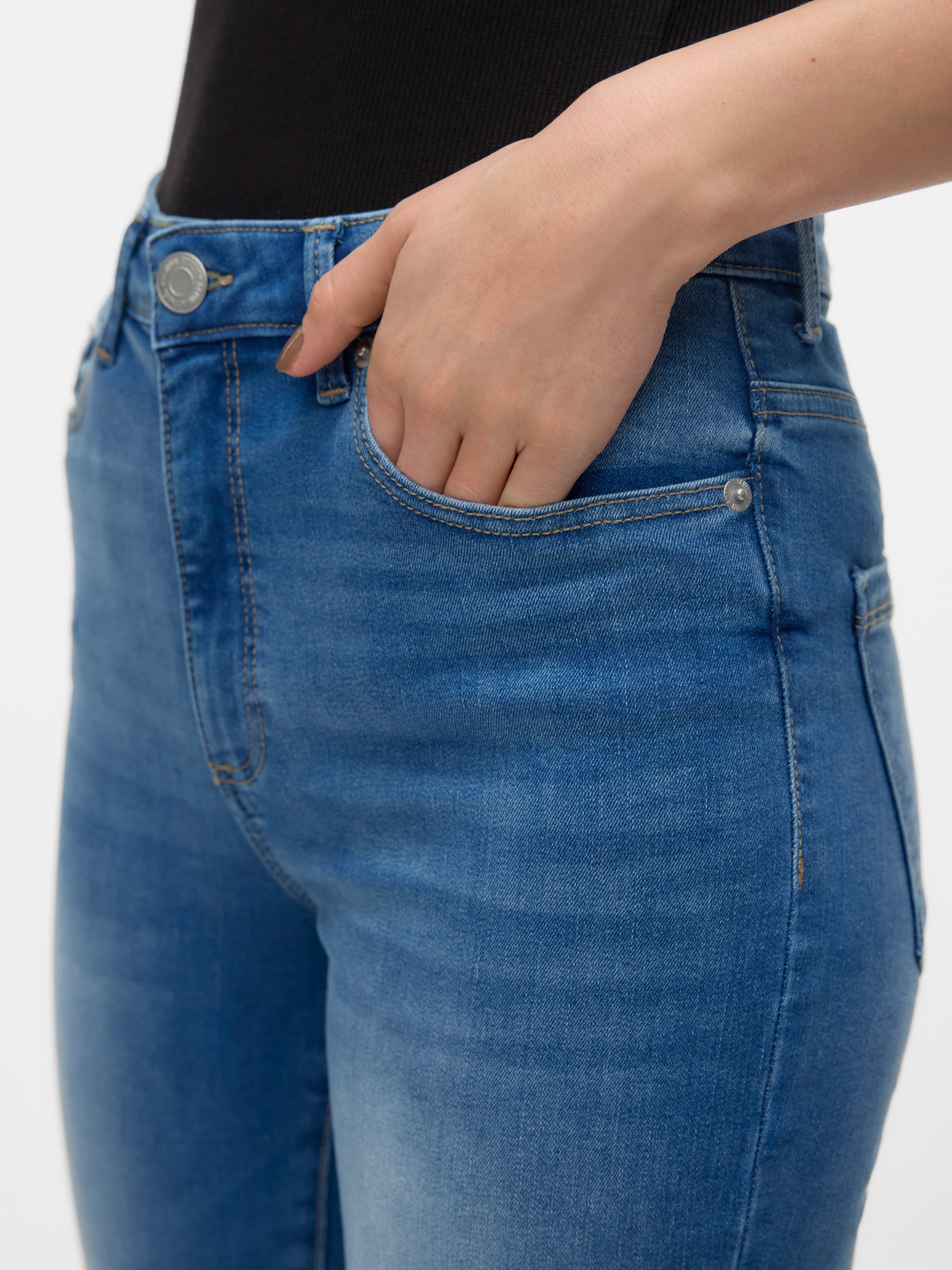 VMSOPHIA Hohe Taille Skinny Fit Jeans