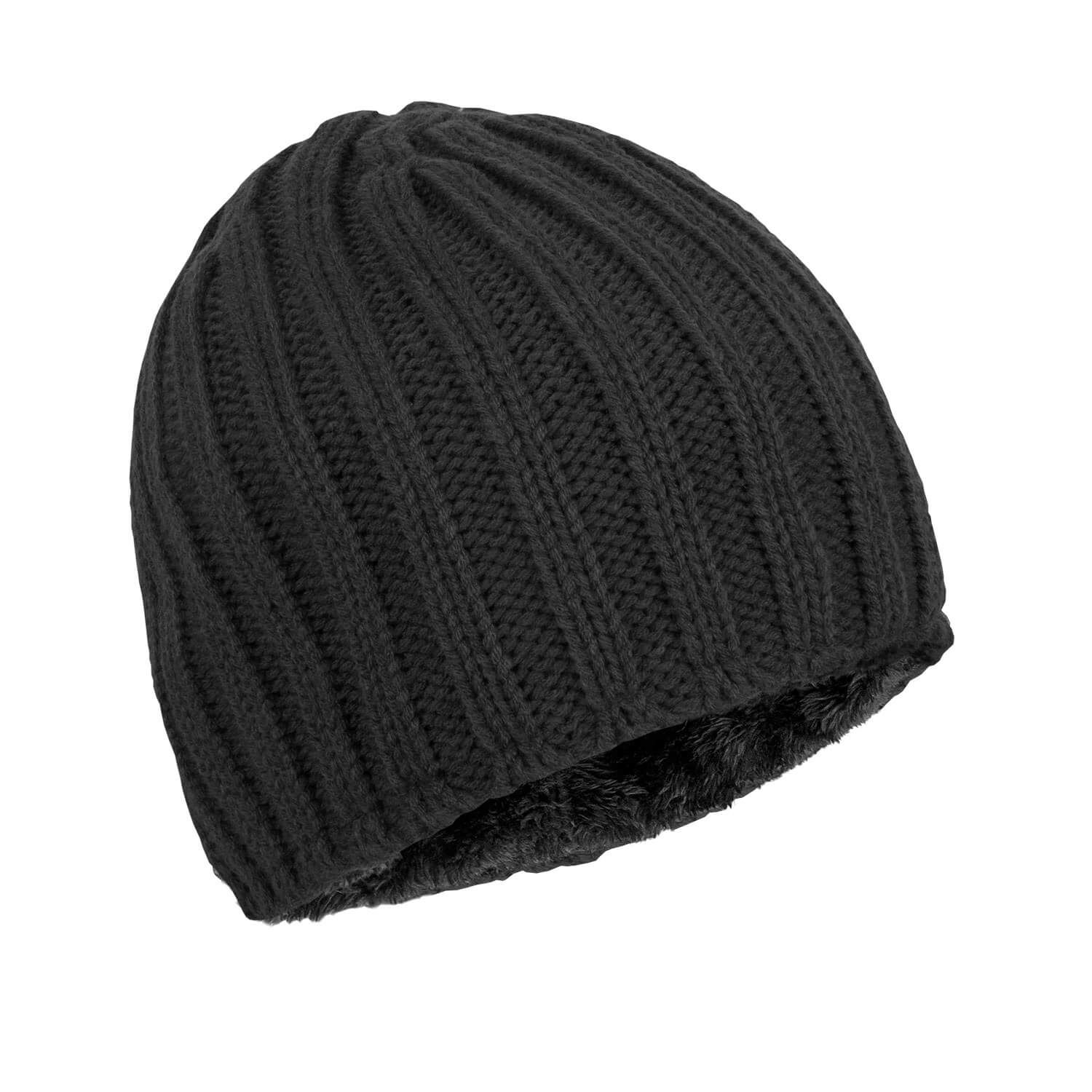 Strick Beanie gefüttert